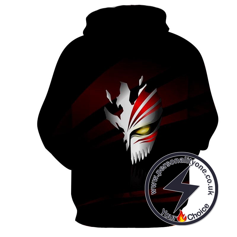 ichigo kurosaki hollow Mask - Bleach 3D - Bleach Hoodies